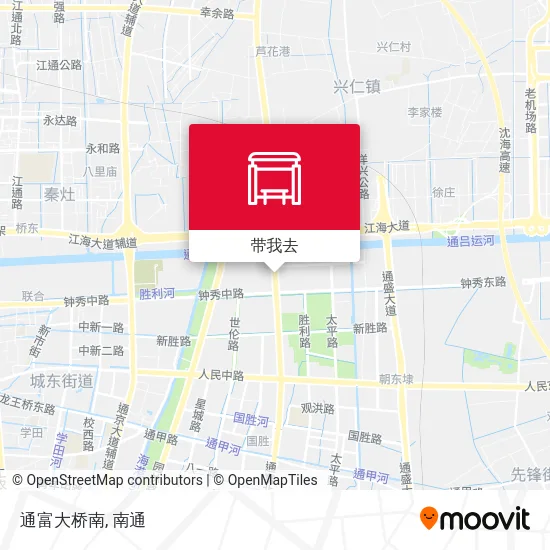 通富大桥南地图