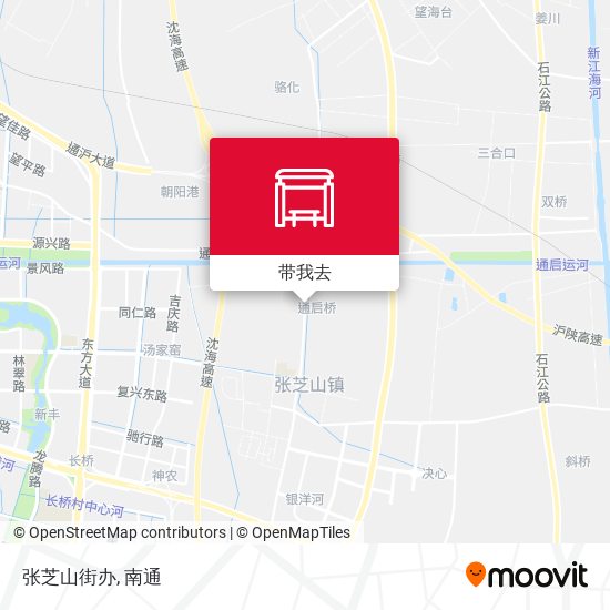 张芝山街办地图
