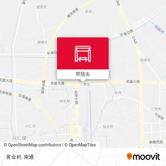 黄金村地图