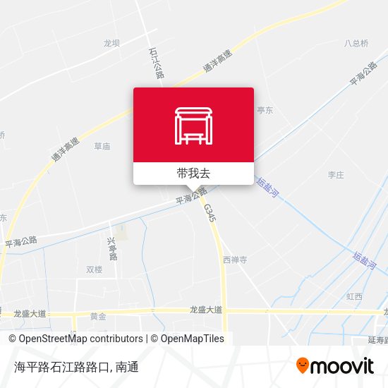 海平路石江路路口地图