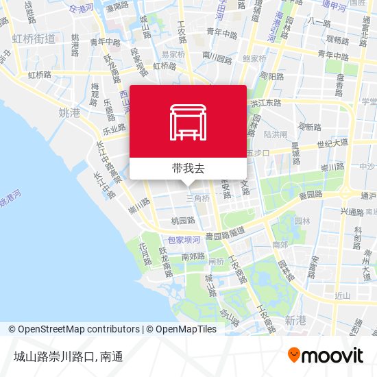 城山路崇川路口地图