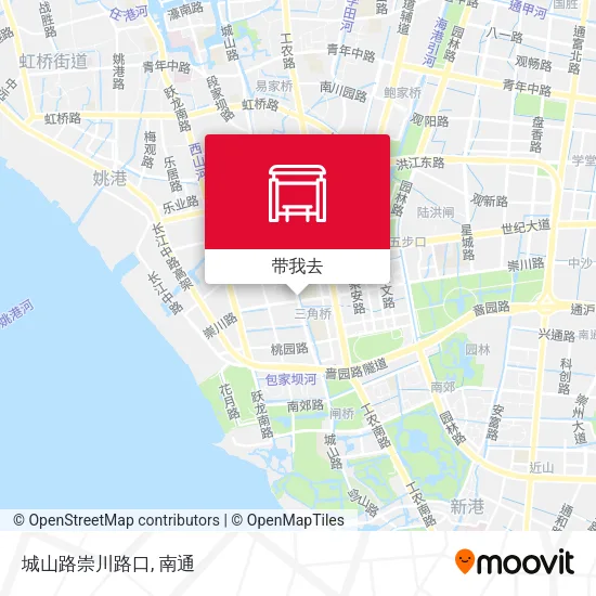 城山路崇川路口地图