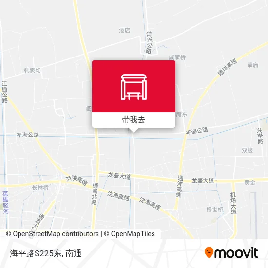 海平路S225东地图