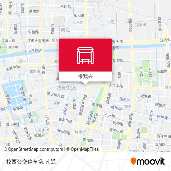 校西公交停车场地图