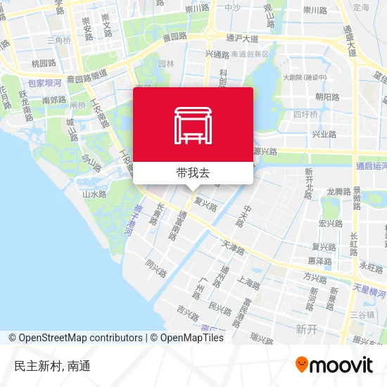 民主新村地图