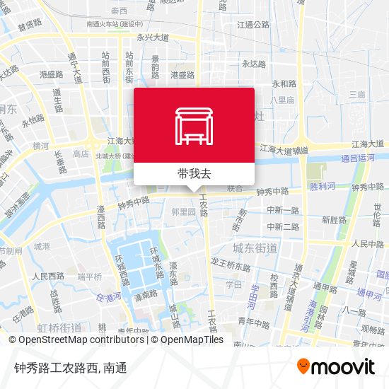钟秀路工农路西地图
