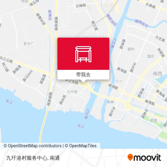 九圩港村服务中心地图