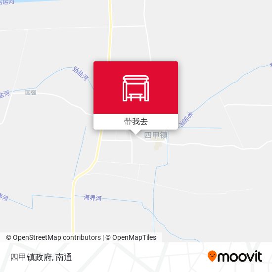 四甲镇政府地图