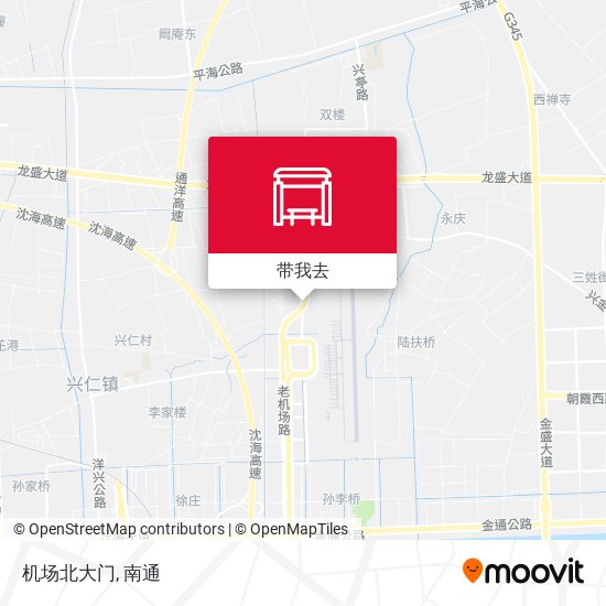 机场北大门地图