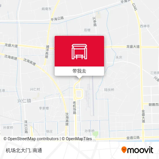 机场北大门地图