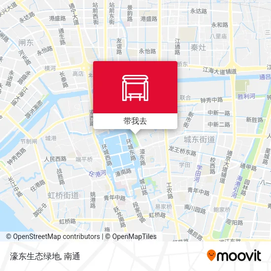 濠东生态绿地地图