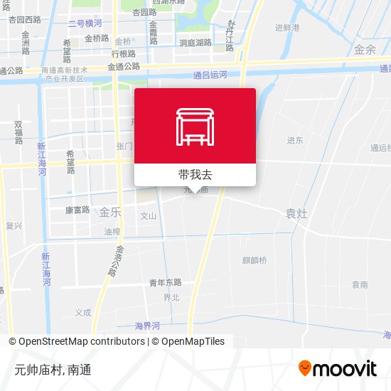 元帅庙村地图