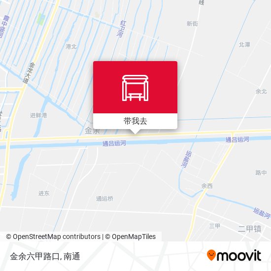 金余六甲路口地图