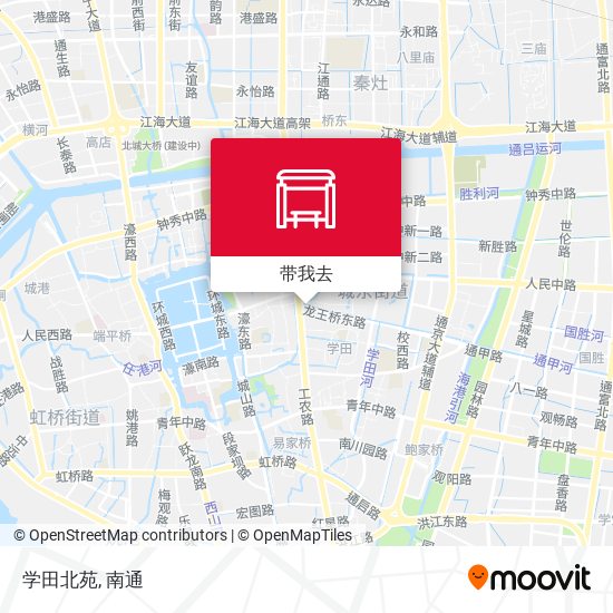 学田北苑地图