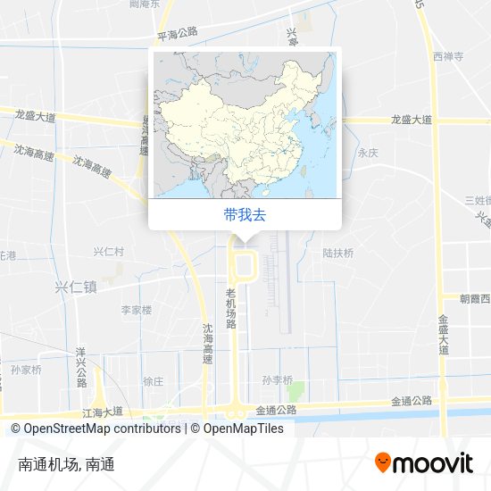 南通机场地图