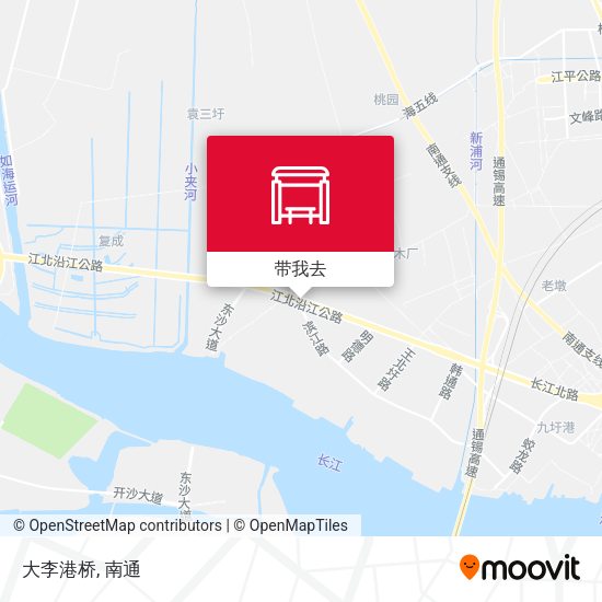 大李港桥地图