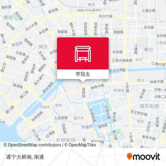 通宁大桥南地图