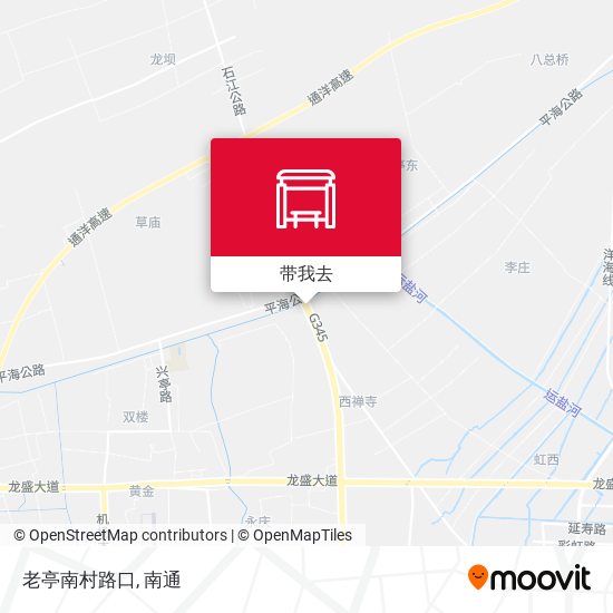 老亭南村路口地图