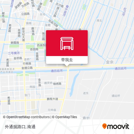 外通掘路口地图