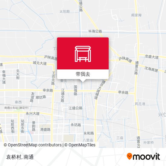 袁桥村地图