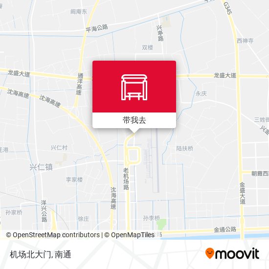 机场北大门地图