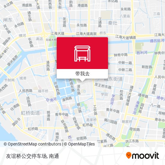 友谊桥公交停车场地图