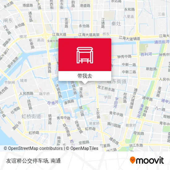 友谊桥公交停车场地图