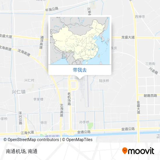 南通机场地图