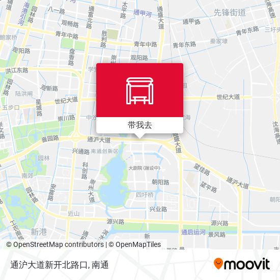 通沪大道新开北路口地图