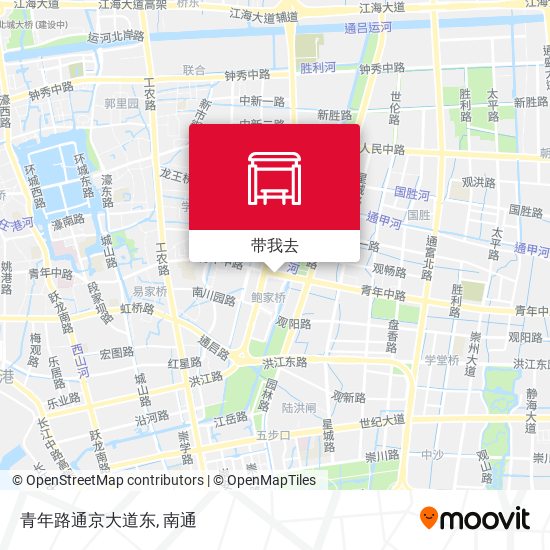 青年路通京大道东地图