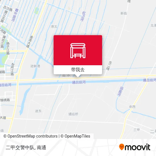 二甲交警中队地图