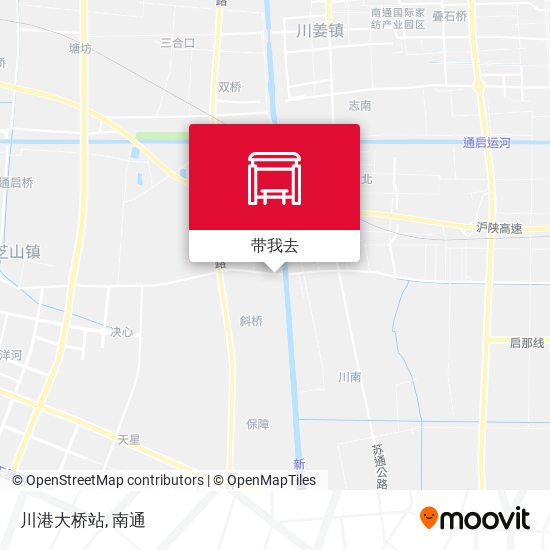 川港大桥站地图
