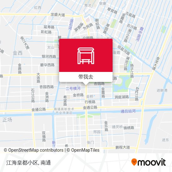 江海皇都小区地图