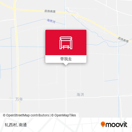 轧西村地图