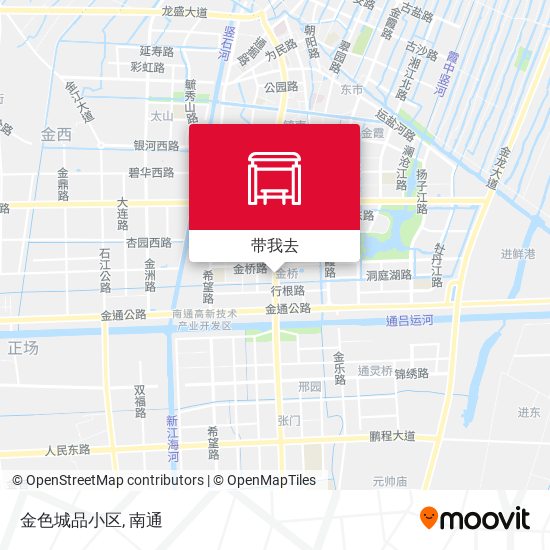 金色城品小区地图