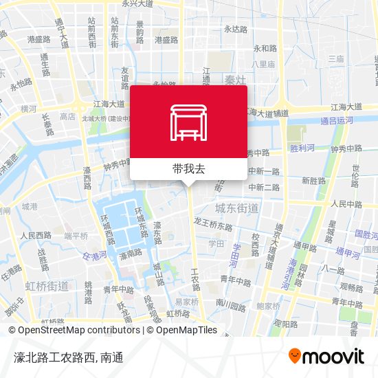濠北路工农路西地图