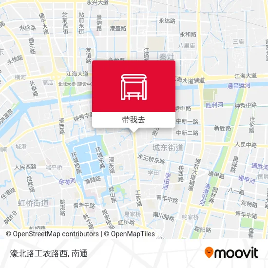 濠北路工农路西地图
