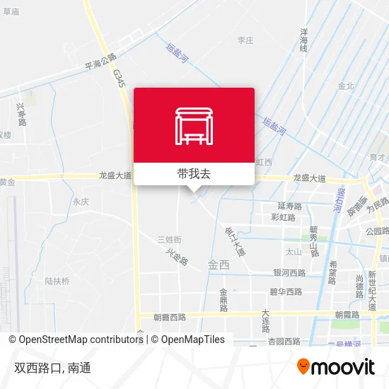 双西路口地图