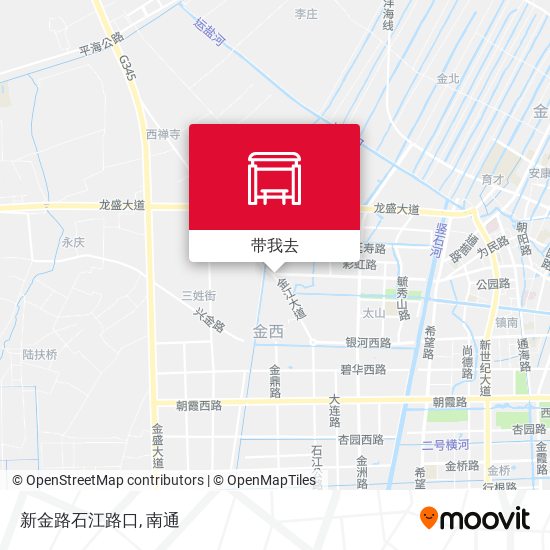 新金路石江路口地图