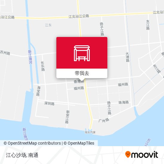 江心沙场地图