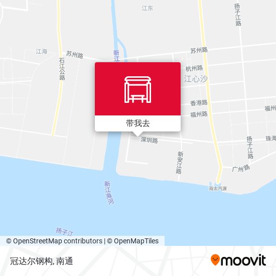 冠达尔钢构地图