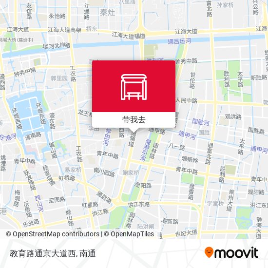教育路通京大道西地图