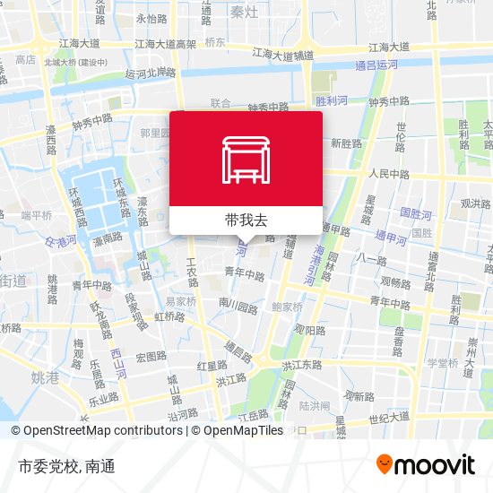 市委党校地图