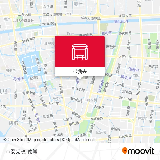 市委党校地图