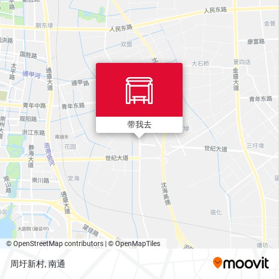 周圩新村地图
