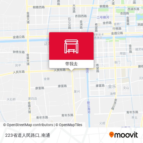 223省道人民路口地图