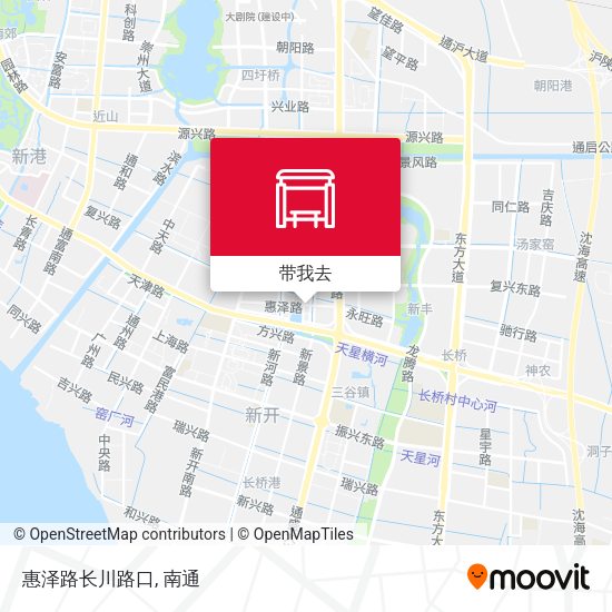 惠泽路长川路口地图
