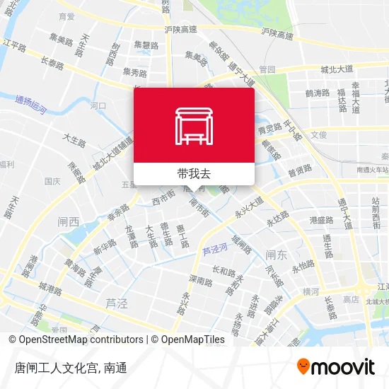 唐闸工人文化宫地图