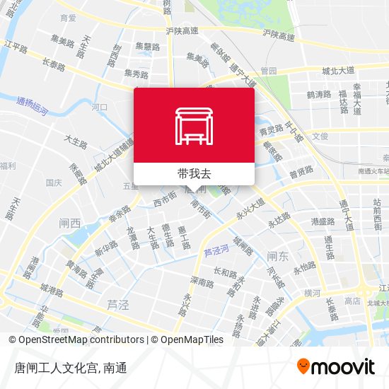 唐闸工人文化宫地图