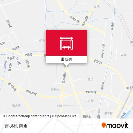 吉坝村地图